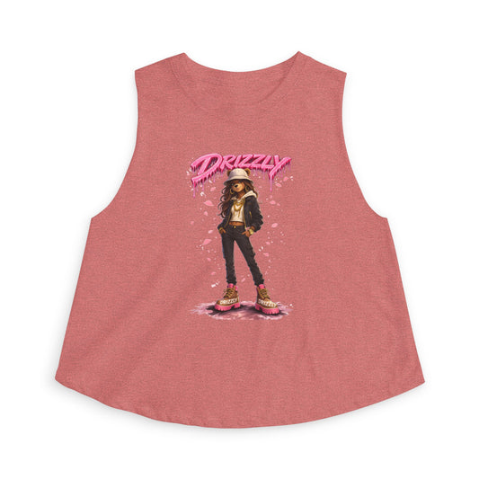 Drizzy Graphic Crop Top — Retro Street Style Women's Tank