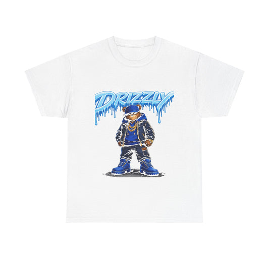 Drizzly Bear Graphic Tee — Urban Streetwear Oversized Bear Design