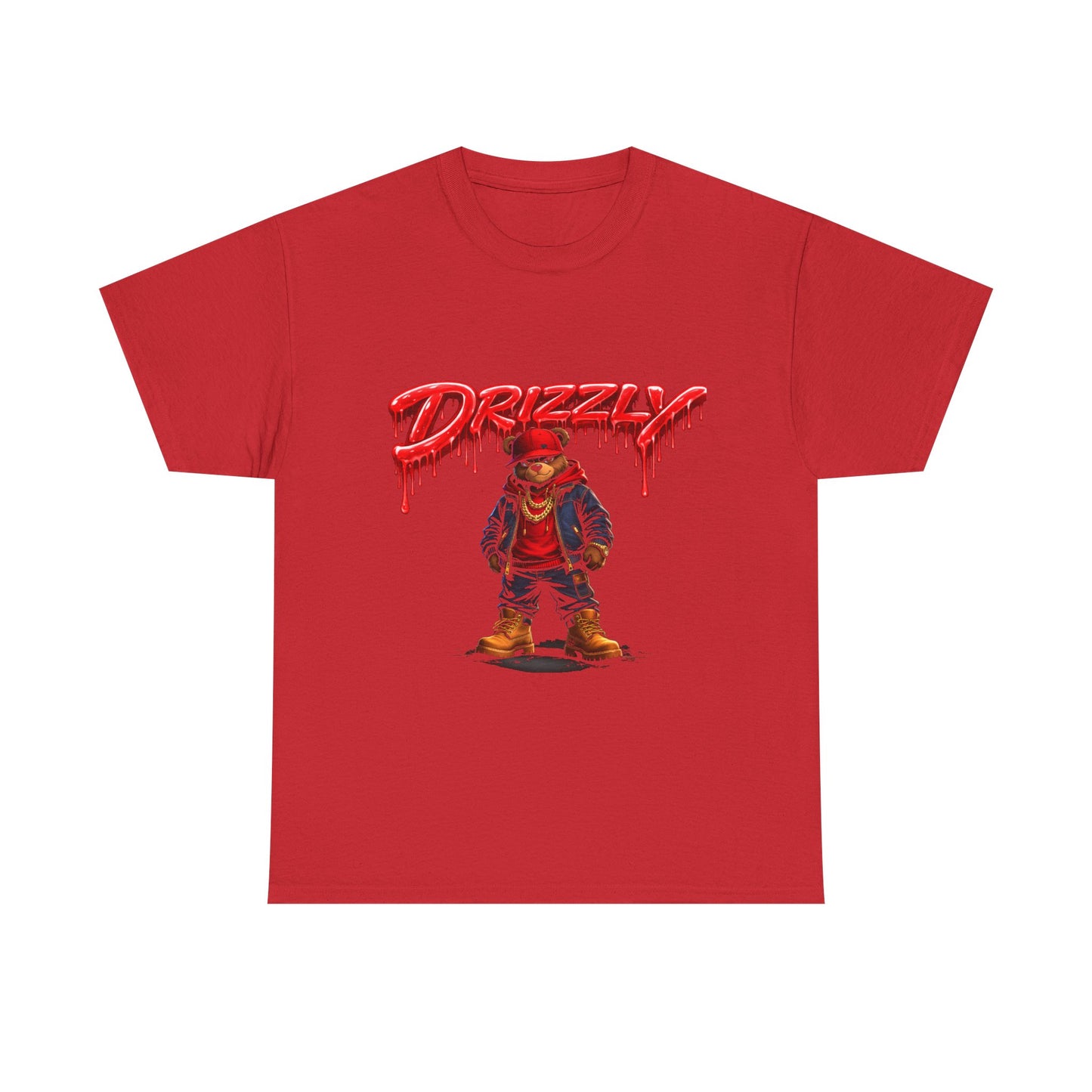 Drizzy Streetwear Tee — Graphic Bear Character T-Shirt