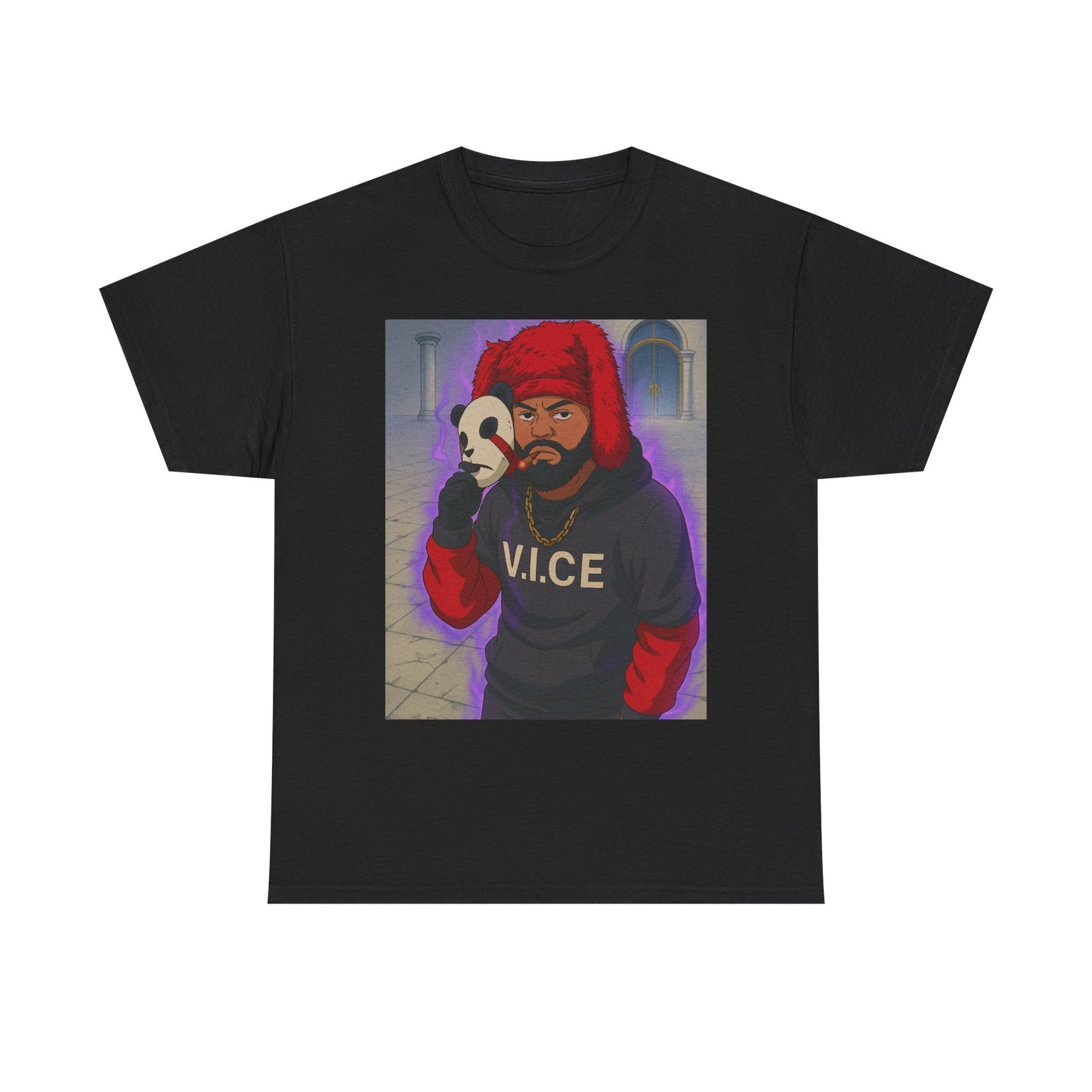 Graphic Tee — V.I.C.E. Masked Character Streetwear T-Shirt