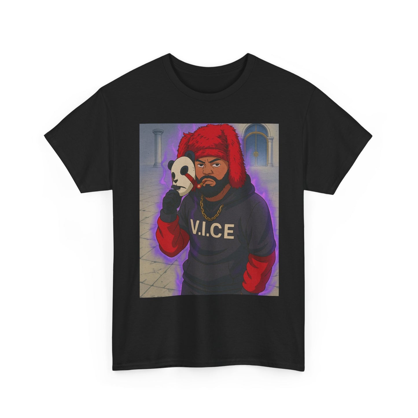 Graphic Tee — V.I.C.E. Masked Character Streetwear T-Shirt