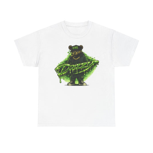Drippin' Bear Graphic Tee — Neon Green Streetwear T-Shirt