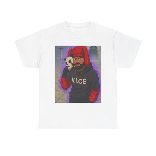 Graphic Tee — V.I.C.E. Masked Character Streetwear T-Shirt