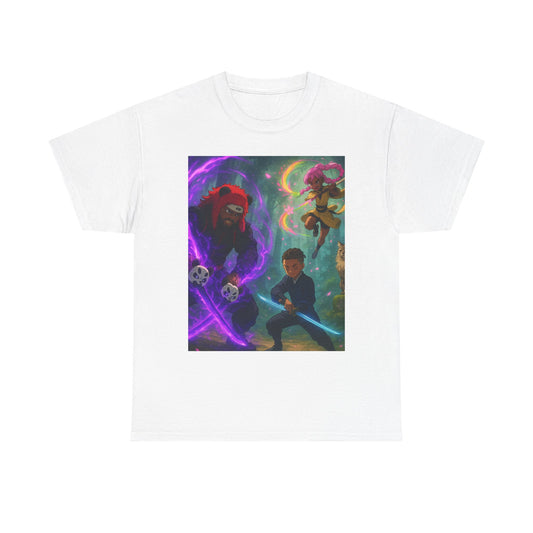 Graphic Tee — Cosmic Anime Adventure Print