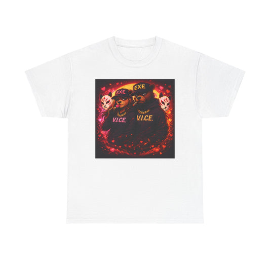 Vice Skull Graphic Tee — Retro Horror Baseball Cap Design