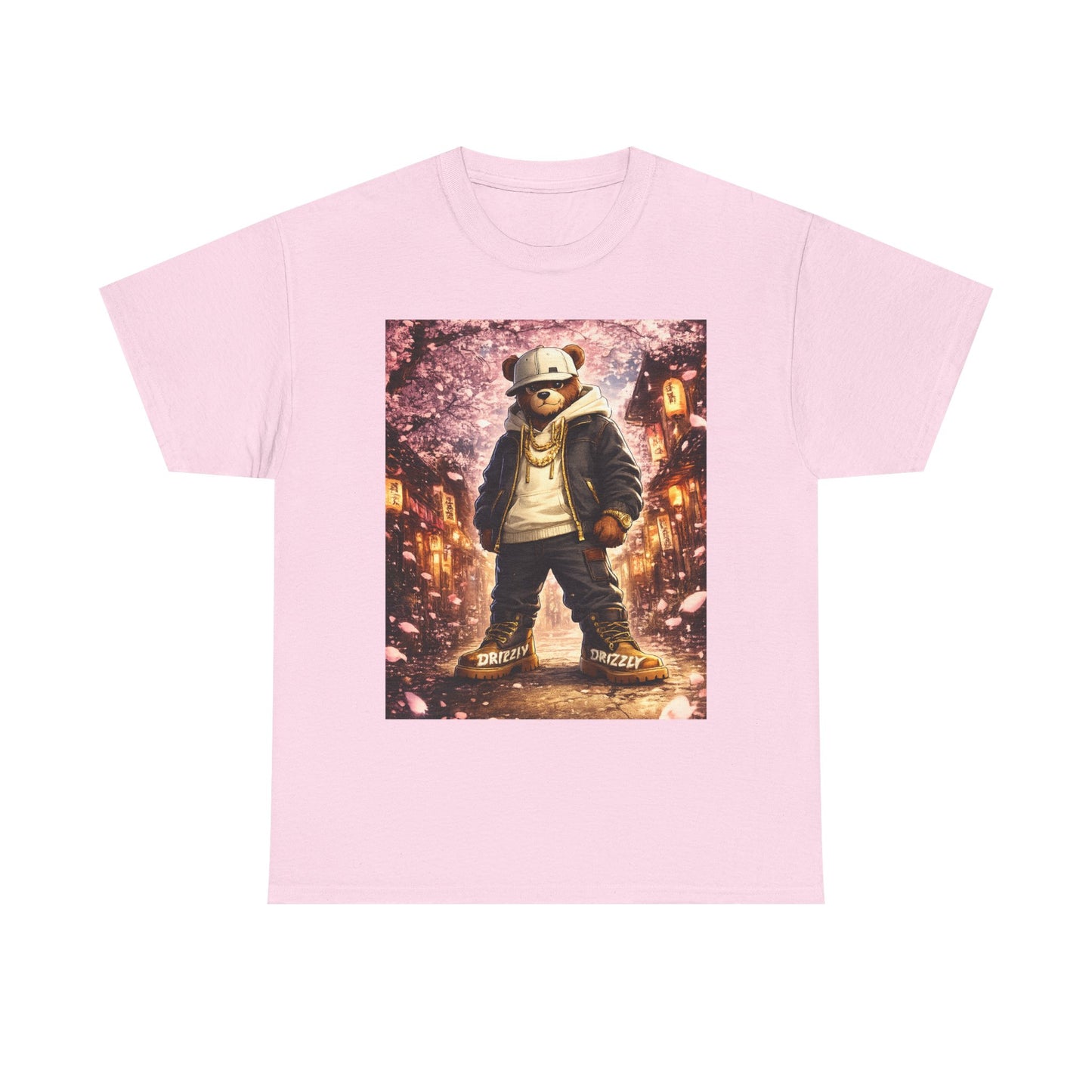 Panda Streetwear T‑Shirt — Urban Nightscape Graphic Tee