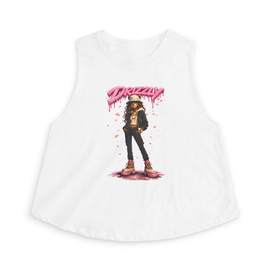 Drizzy Graphic Crop Top — Retro Street Style Women's Tank