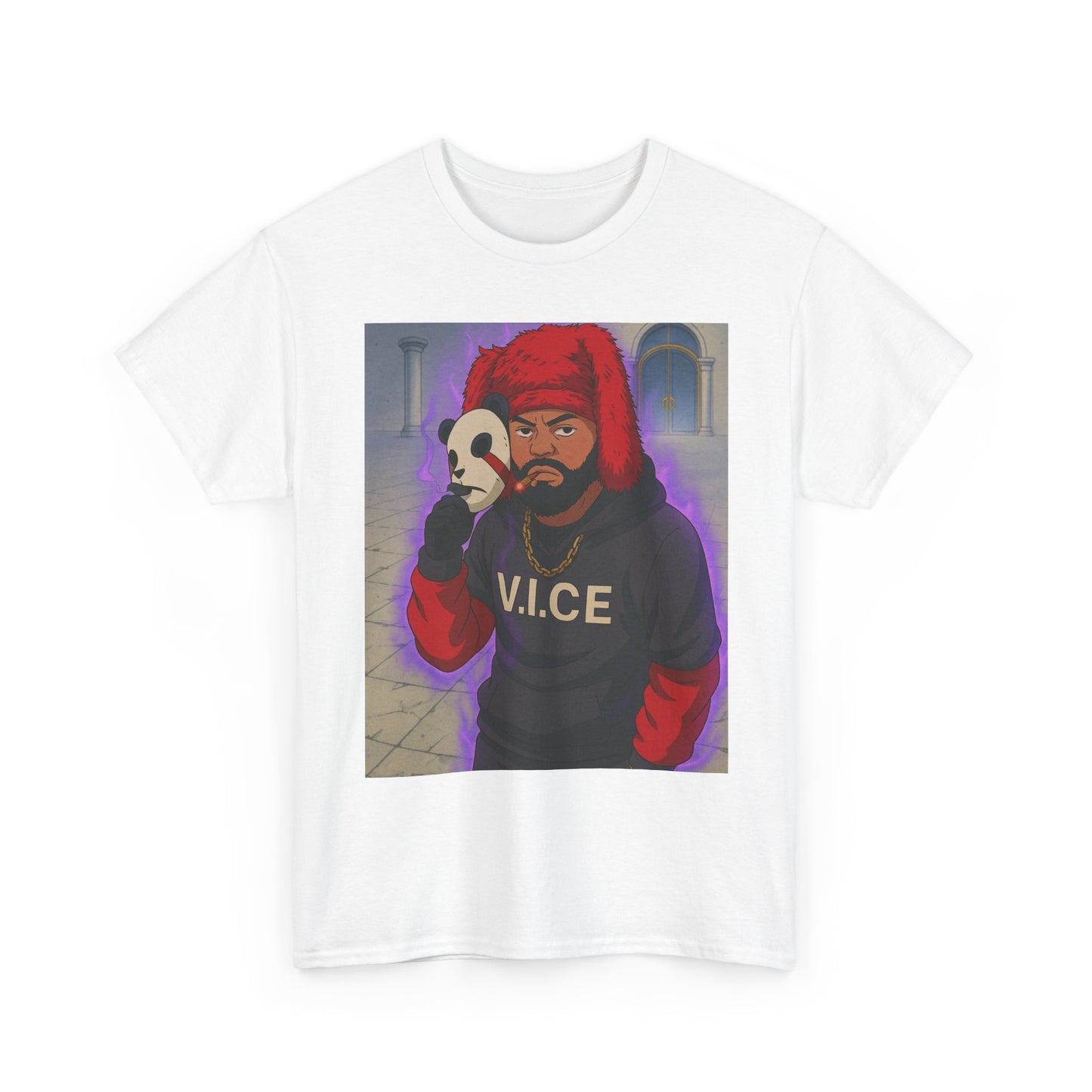 Graphic Tee — V.I.C.E. Masked Character Streetwear T-Shirt