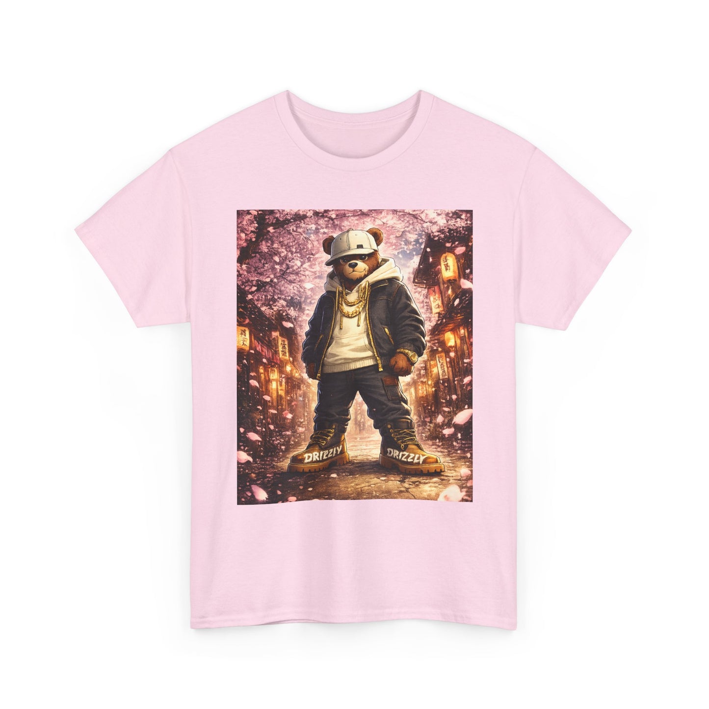 Panda Streetwear T‑Shirt — Urban Nightscape Graphic Tee